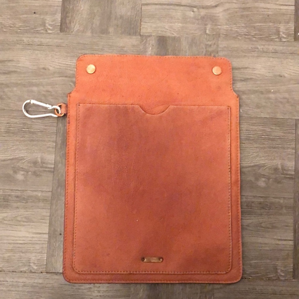 Free people  leather carrying case